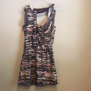 Lulumari Watercolor Print Dress Size Small